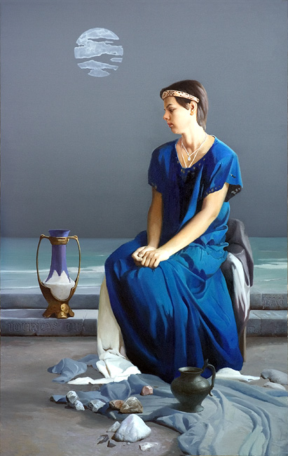 The Sun&nbsp;�, oil on canvas 60 in. x 38 in. -  153 cm. x 98 cm.